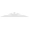 Ekena Millwork Richland Architectural Grade PVC Gable Bracket, 108"W x 18"H x 4"D x 6"F, 4/12 Pitch GBP108X18X0406RIC00 - alternate 3